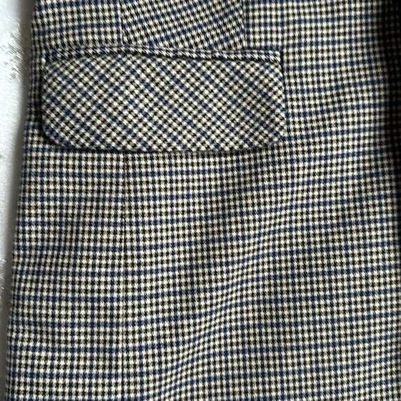 1901 Men's Checkered Blazer - Black and White
